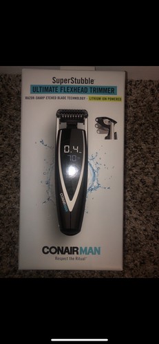 conairman super stubble ultimate flexhead digital trimmer